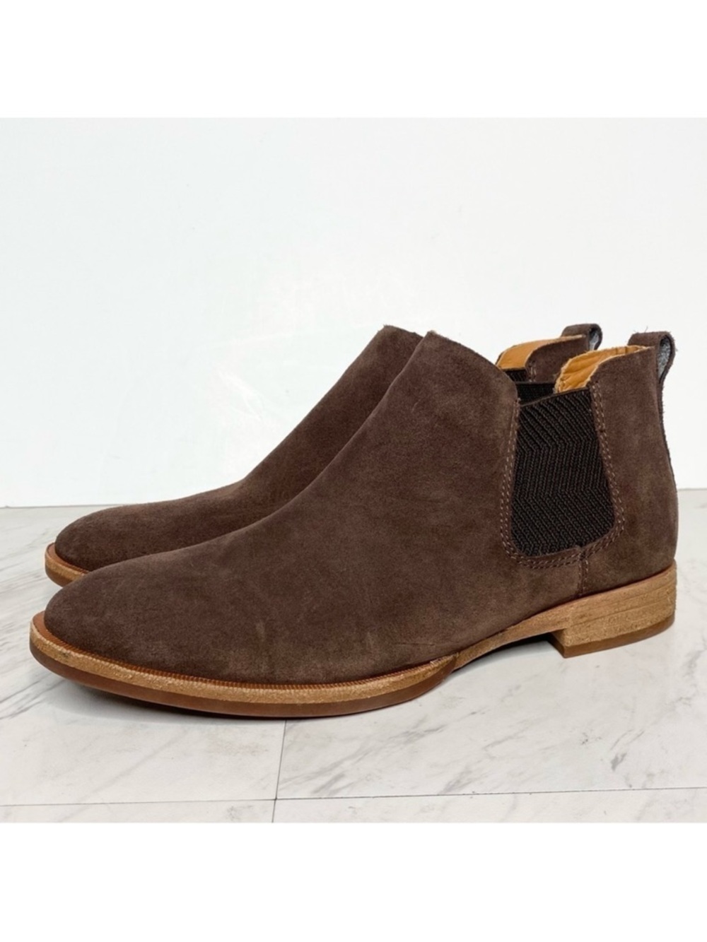 Kork Ease Kit Brown Suede Chelsea Bootie 6 1/2 M